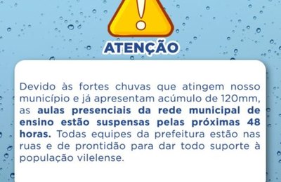 Teotônio Vilela decreta situação de emergência e suspende aulas por 48 horas