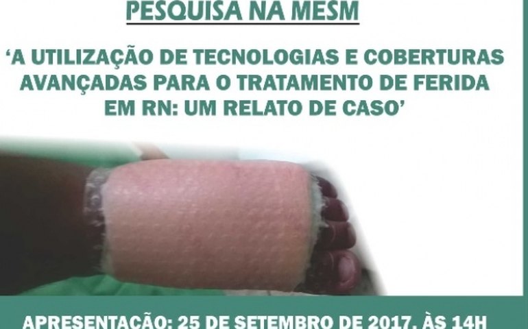 Enfermeiras apresentam estudo sobre tratamento de lesões em recém-nascidos