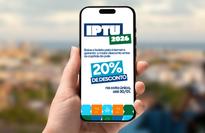 IPTU 2026 com 20% de desconto vence nesta sexta-feira (30); saiba como emitir a guia