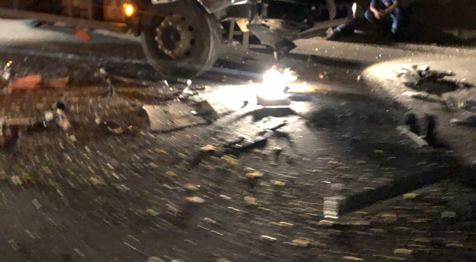 Acidente envolvendo dois caminhões deixa vítima gravemente ferida em Itaporanga D'Ajuda
