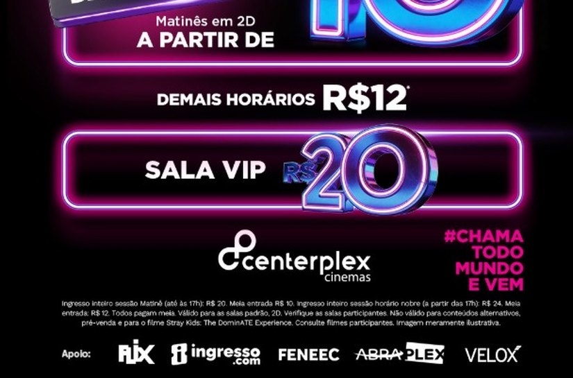 Semana do Cinema e Carnaval no Shopping Pátio Maceió