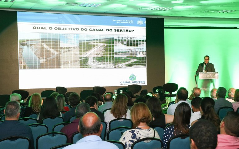 Secretaria de Infraestrutura fala sobre o Canal do Sertão no Summit Sustentabilidade 2023