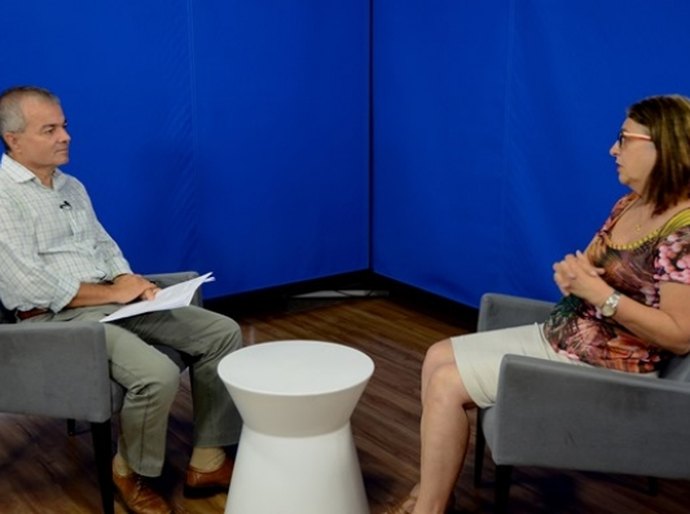 Rozangela Wyszomirska fala de projetos para a Saúde à TV Mar