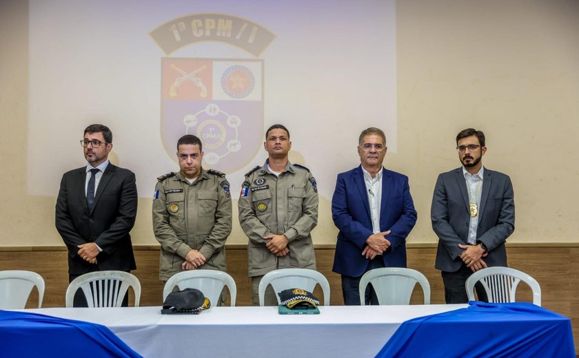 Delegados e agente da Polícia Civil são homenageados pela 1ª Companhia da PM