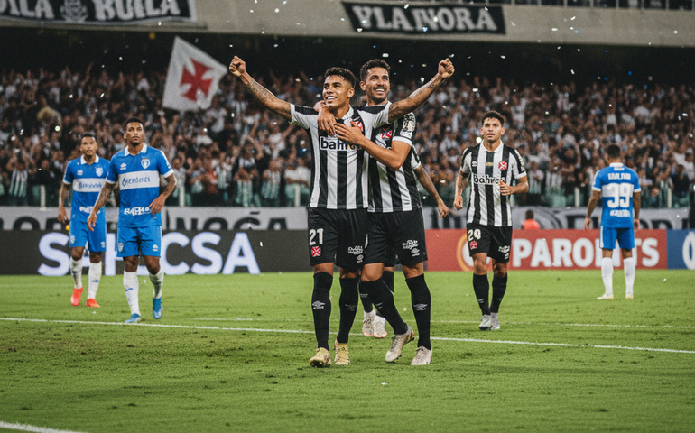 Vasco bate o Maricá na estreia do Carioca com dois de Rayan e show de Coutinho