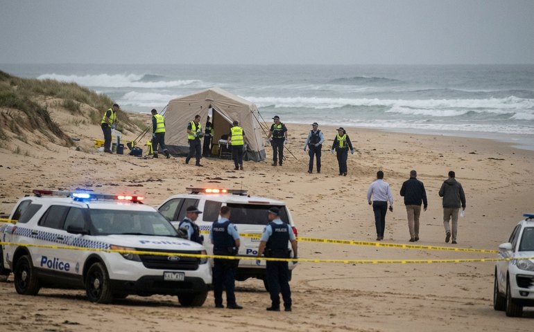 Veja imagens do local do tiroteio em praia da Austrália