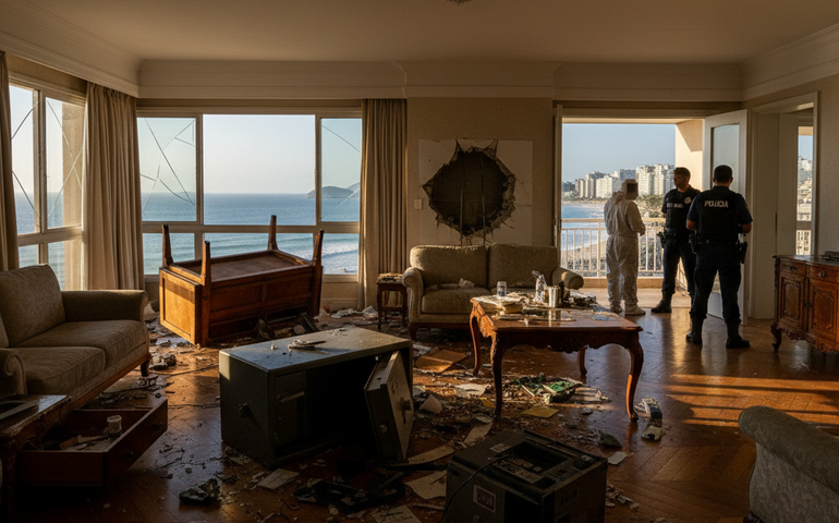 Quadrilha que explodiu caixas eletrônicos é suspeita de invadir residências de luxo na Zona Sul