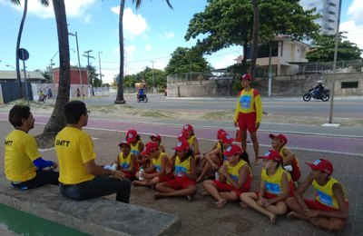 Projeto Golfinho: SMTT de Maceió leva ação educativa para crianças