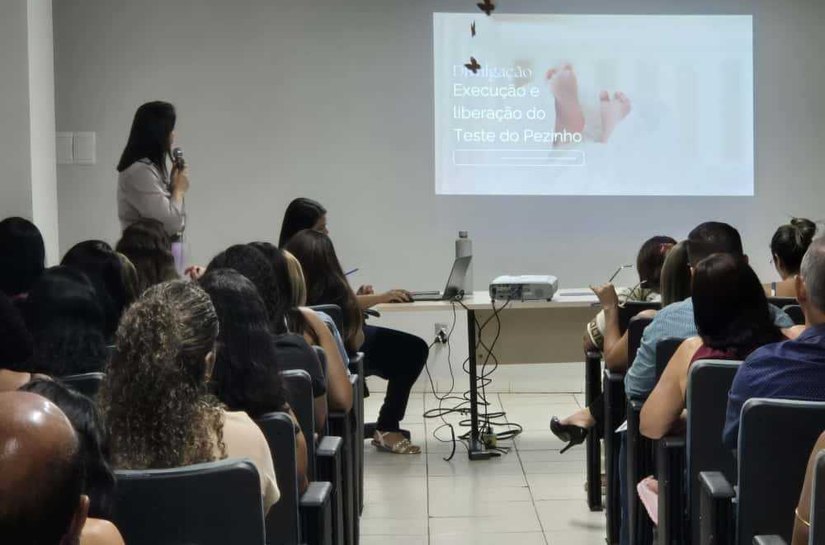 Saúde capacita profissionais da Atenção Primária sobre triagem neonatal