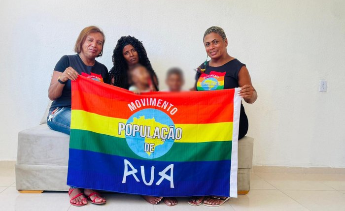 Nadja é a primeira pessoa que estava em situação de rua a receber o aluguel social pelo Programa Novo Lar, Nova Vida