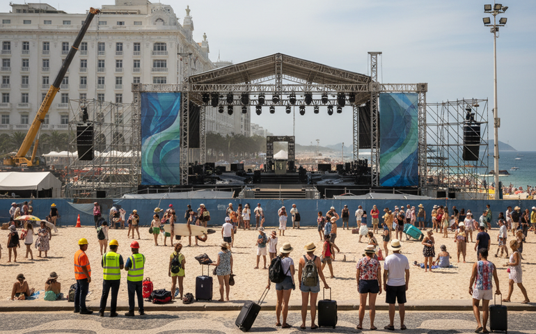 Copacabana se prepara para a virada e hotéis já vivem clima de lotação