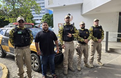 Agentes do DMTT escoltam criança que passou mal a hospital na Gruta de Lourdes