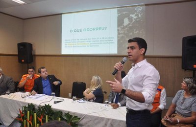 Deputado JHC preside reuniões da Comissão das Chuvas em Alagoas e Pernambuco