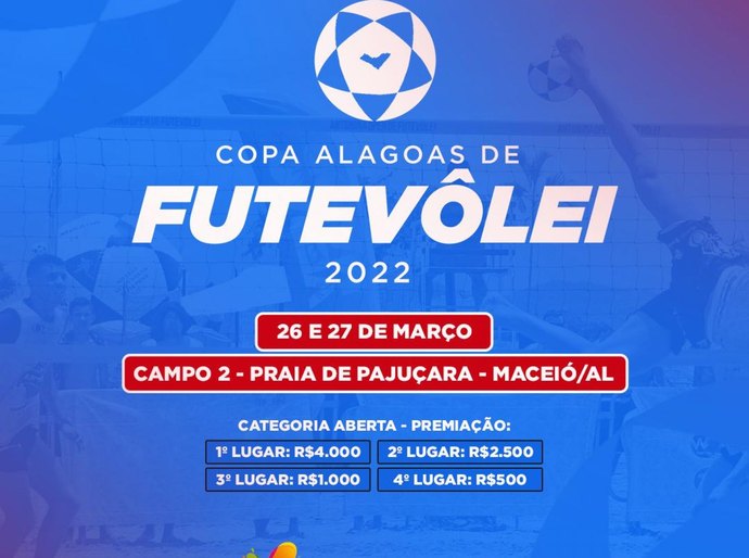 Copa Alagoas de Futevôlei movimenta o cenário esportivo no mês de março
