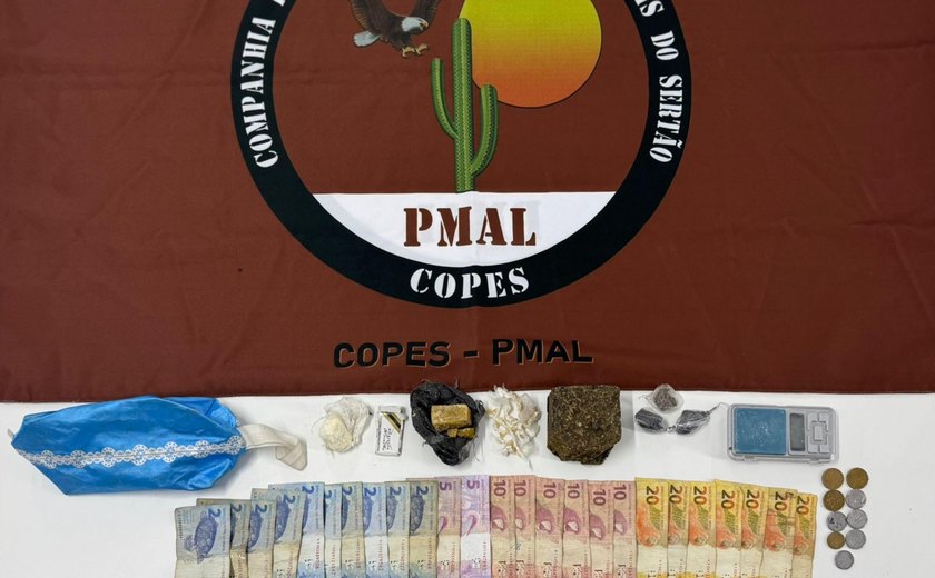PM apreende 29 armas de fogo e 11 kg de drogas na última semana de maio em Alagoas
