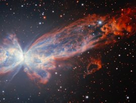 Telescópio registra imagem inédita de nebulosa em forma de borboleta
