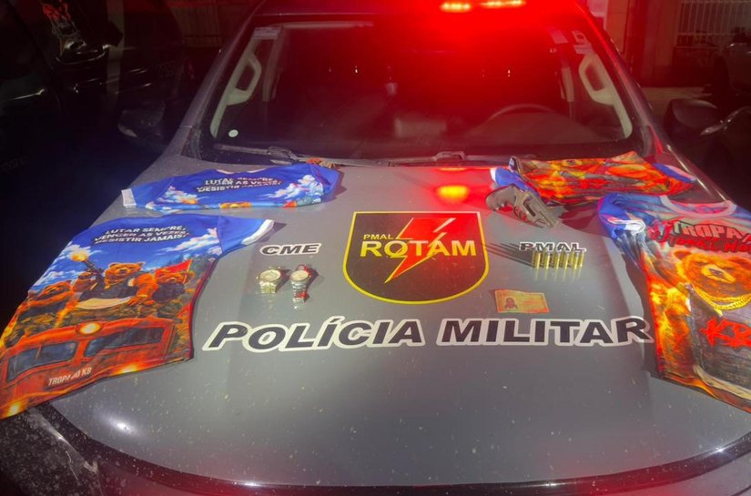 Operação Nexus: Rotam apreende arma, munições e material ligado a facção em São Miguel dos Milagres