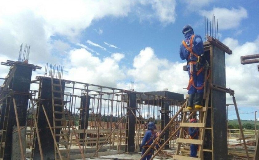 Obras do Hospital Regional do Norte avançam em Porto Calvo
