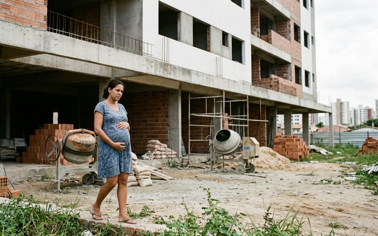 'Isso pode acabar com um sonho', diz gestante que não sabe se receberá imóvel com obras paralisadas na Zona Sul