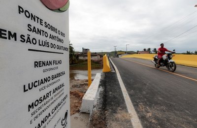 Ponte do Quitunde beneficia mais de quatro mil moradores
