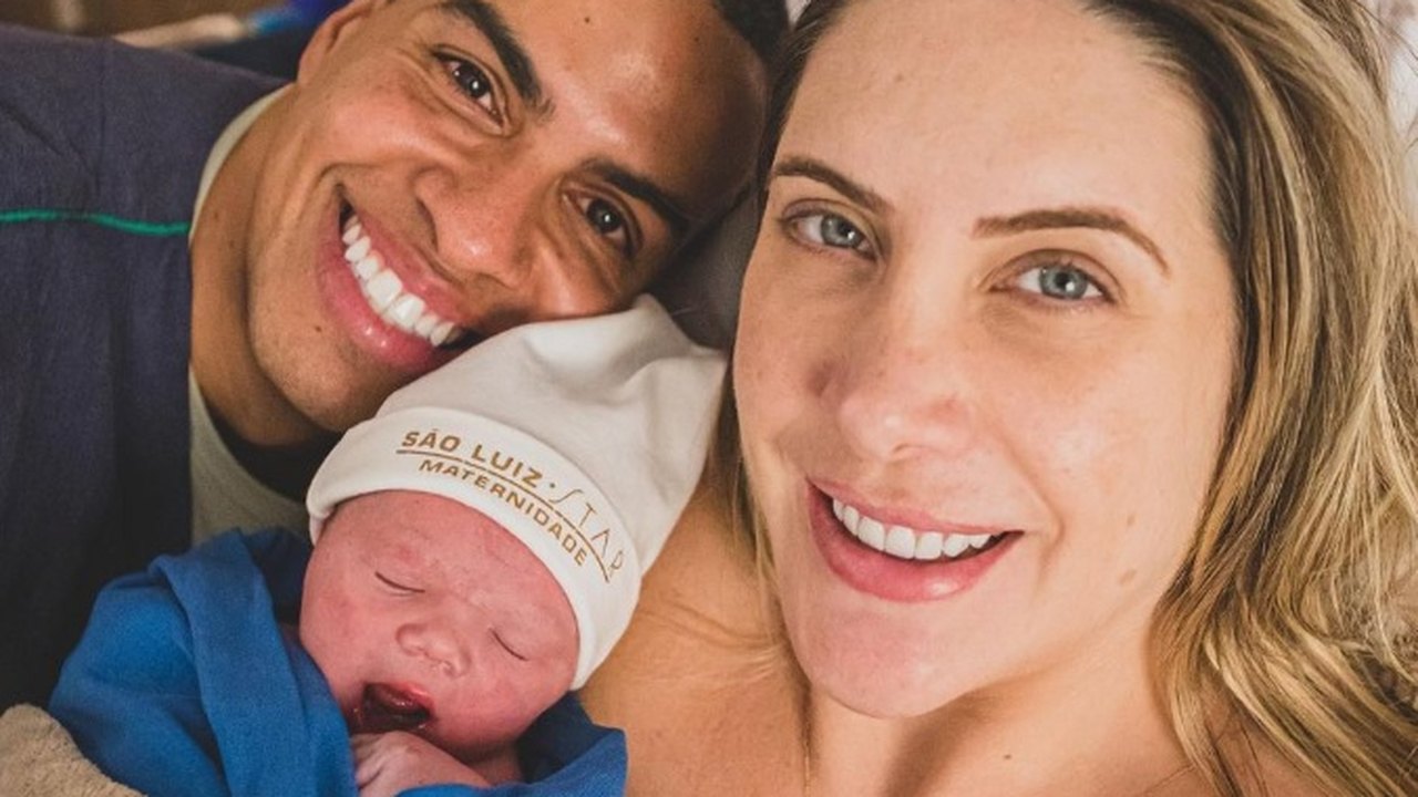 Thiago Oliveira anuncia nascimento de Ella, primeira filha do apresentador e Bruna Matuti