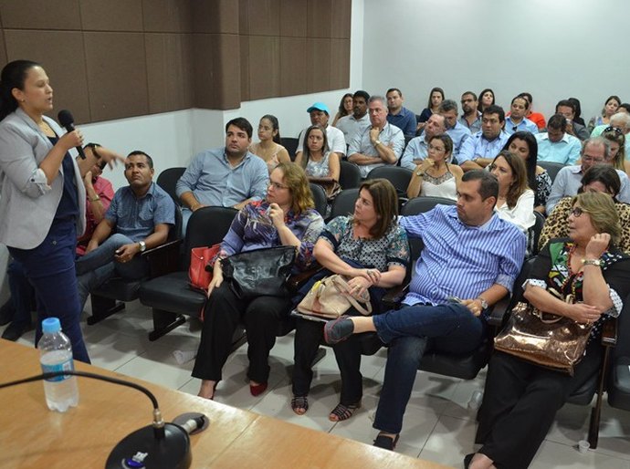 Célia debate estratégias contra dengue em reunião na AMA