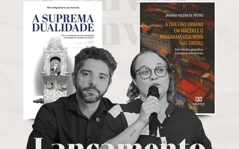 Lançamento de livros debate justiça e desigualdade urbana em Alagoas
