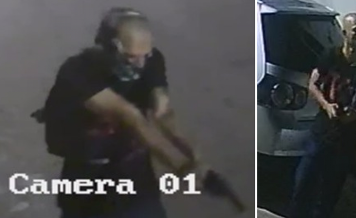Câmeras de segurança registraram autor aguardando a vítima Câmeras de segurança registraram autor aguardando a vítima
