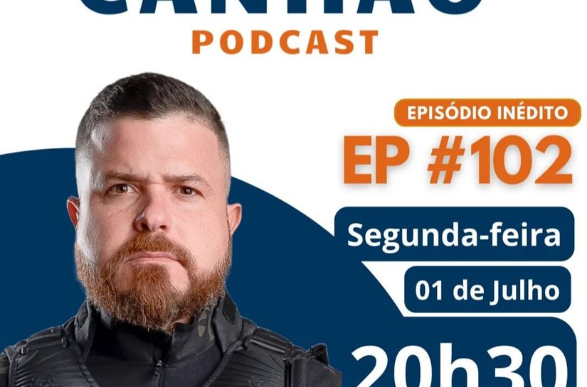 Delegado Thiago Prado será o convidado do Canhão Podcast desta segunda (1)