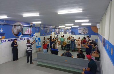Dia Mundial do Diabetes é marcado por orientações e serviços no Pam Salgadinho