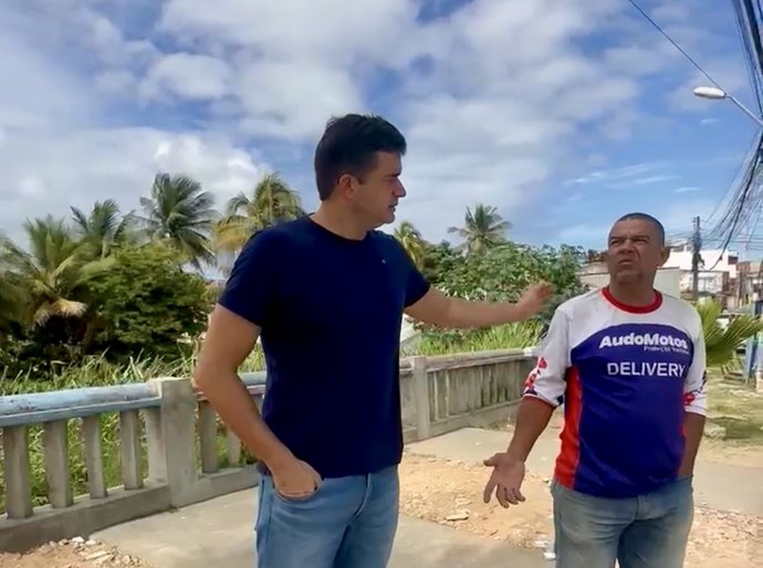 Dois mirantes, o mesmo abandono: Rui Palmeira denuncia descaso da Prefeitura de Maceió no Jacintinho