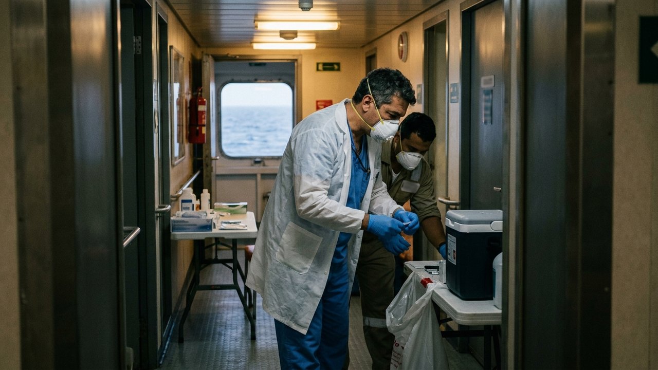 Era para ser férias: médico embarca em cruzeiro e acaba atuando no combate a surto de hantavírus em alto-mar