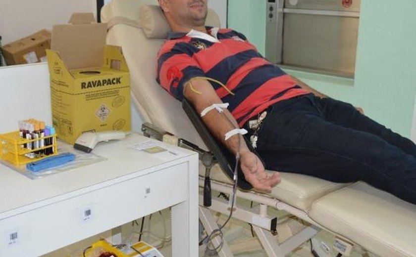 Hemoal realiza coleta de sangue no Centro de Maceió nesta terça