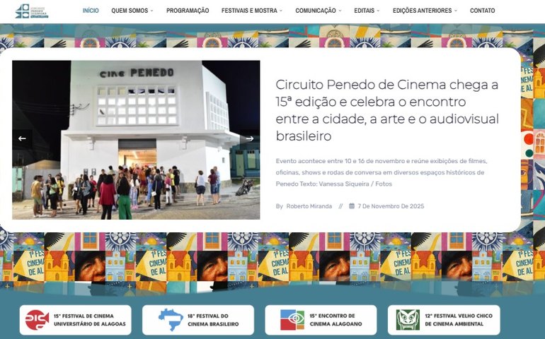 Circuito Penedo de Cinema abre votação popular para filmes de três mostras