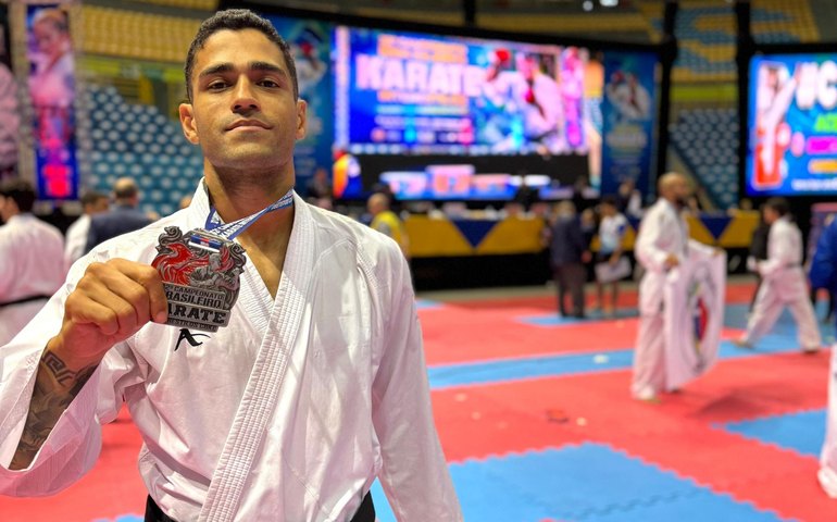 Sargento da Polícia Militar garante vaga no Mundial de Karatê, na Romênia