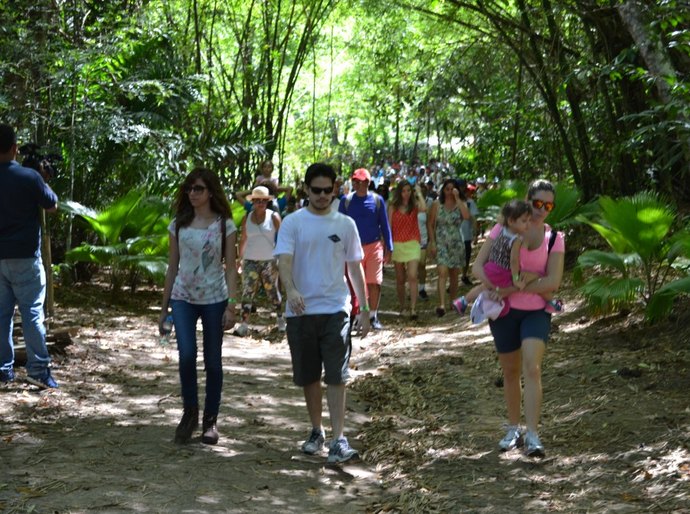 Parque Municipal é opção de lazer em Maceió