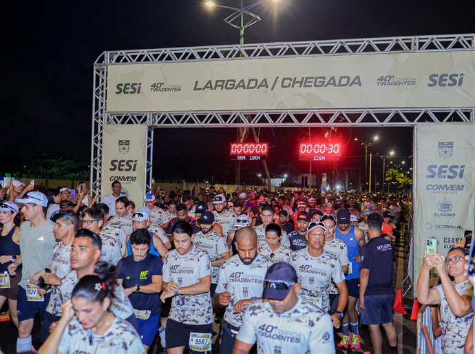 Esporte e tradição: PM-AL celebra 40ª Meia Maratona Tiradentes com mais de 3.500 participantes