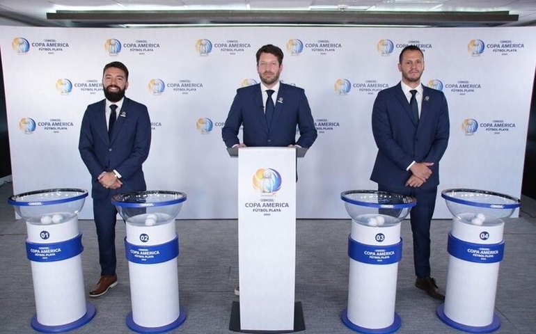 Já estão definidos os grupos da CONMEBOL Copa América Beach Soccer 2023