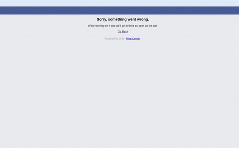 Facebook apresenta instabilidade e usuários não conseguem acessar site