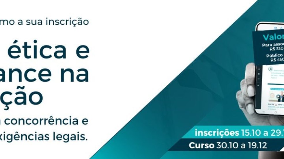 Profissionais da construção podem se inscrever em curso 100% online sobre Compliance