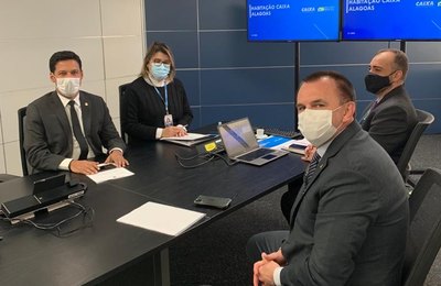Em reunião com a Caixa, Rodrigo recebe prestação de contas sobre situação dos processos no Pinheiro e demais bairros