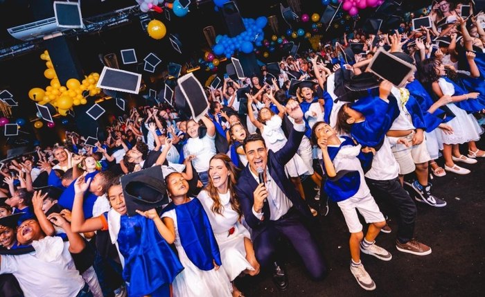 Realização da formatura do maior ABC da Alfabetização do 1º ano do Ensino Fundamental