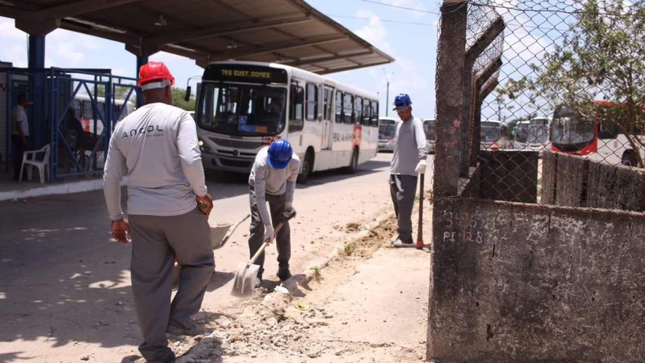 Prefeitura de Maceió começa reforma do terminal de passageiros do Eustáquio Gomes