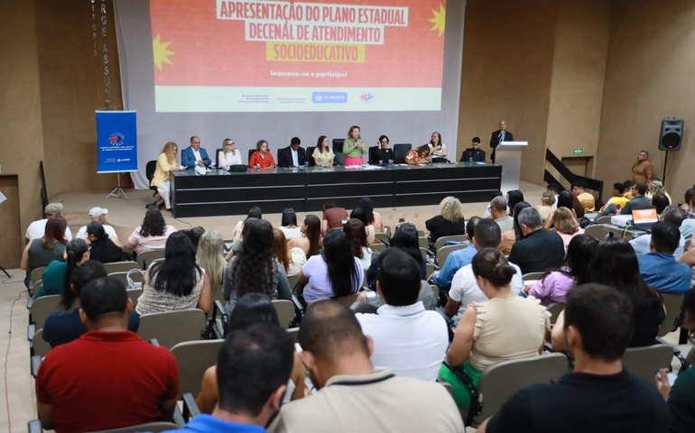 Governo de Alagoas apresenta Plano Estadual Decenal de Atendimento Socioeducativo
