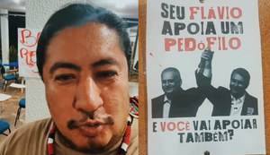 Professor da Ufal grava vídeo contra cartazes políticos no campus