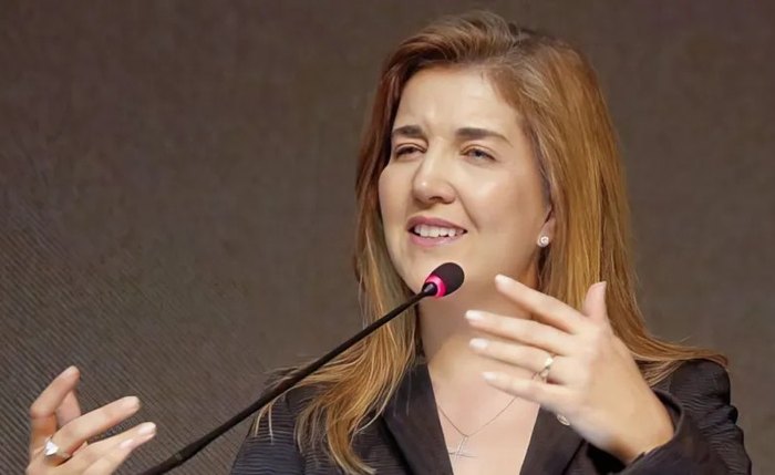 Advogada Daniela Teixeira durante evento da Ordem dos Advogados do Brasil seccional Brasília