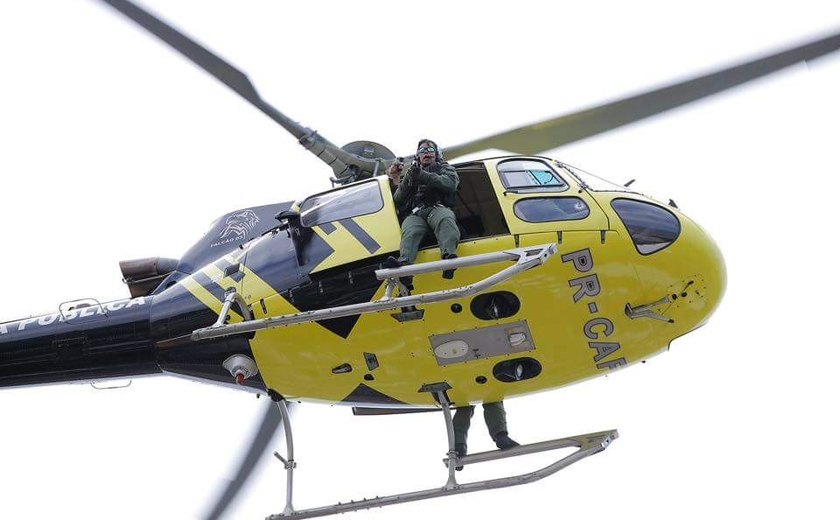 [Rasantes de helicóptero] Palmeira &#8220;acorda&#8221; com operação policial para prender traficantes