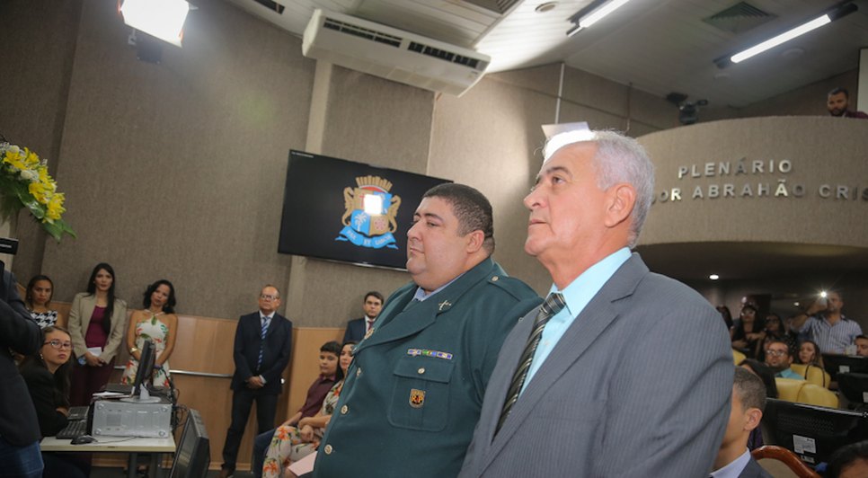 POSSE DOS VEREADORES CABO DIDI E JOSÉ VALTER / Foto: César de Oliveira