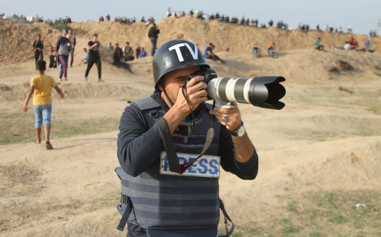 Giro internacional: 124 jornalistas morreram em todo o mundo em 2024