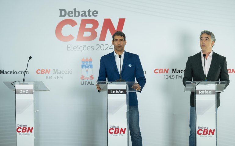 Rafael Brito se destaca em debate e critica ausência de JHC